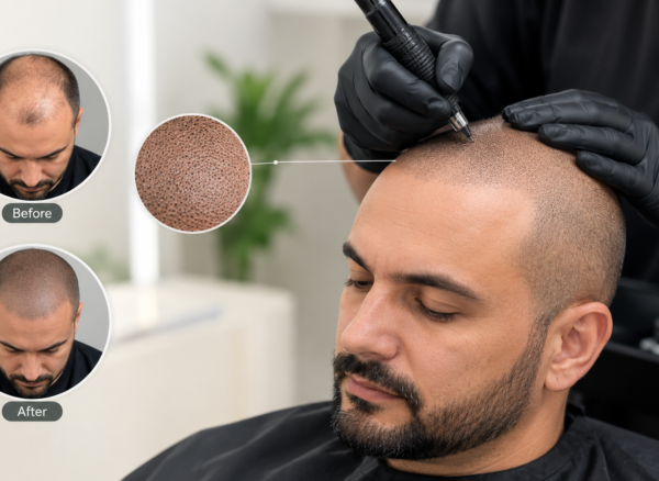 scalp micropigmentation treatment in Trivandrum