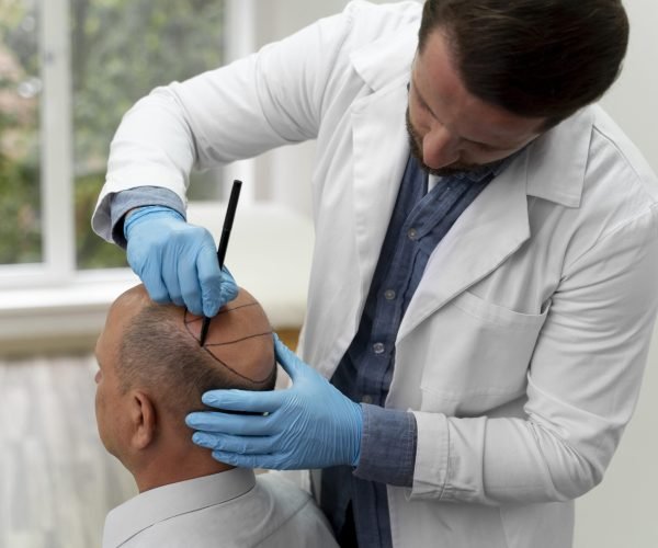mature-man-going-through-follicular-unit-extraction-process mature-man-going-through-follicular-unit-extraction-process